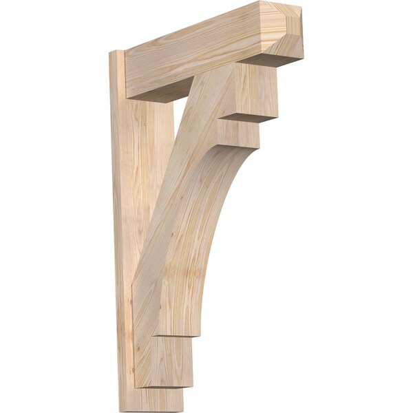 Ekena Millwork Merced Craftsman Smooth Outlooker, Douglas Fir, 7 1/2"W x 28"D x 40"H OUT08X28X40MRC04SDF - main